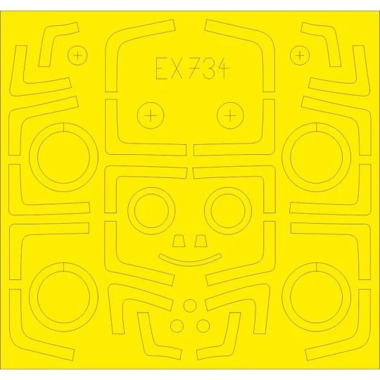 Su-27UB TFace for Kitty Hawk - Eduard Accessories EX734