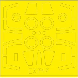 F-104DJ 1/48 for KINETIC - Eduard Accessories EX747