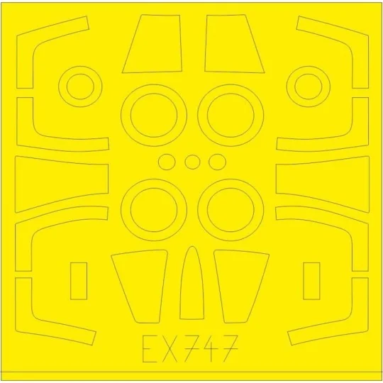 F-104DJ 1/48 for KINETIC, 1/48 - Eduard Accessories EX747