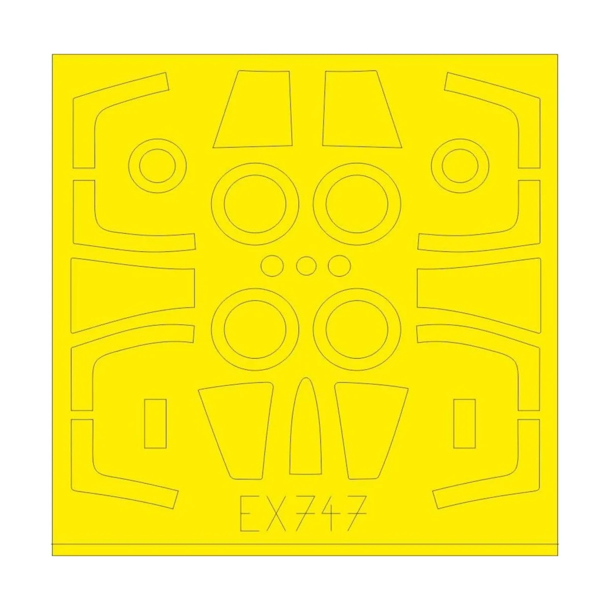 F-104DJ 1/48 for KINETIC, 1/48 - Eduard Accessories EX747