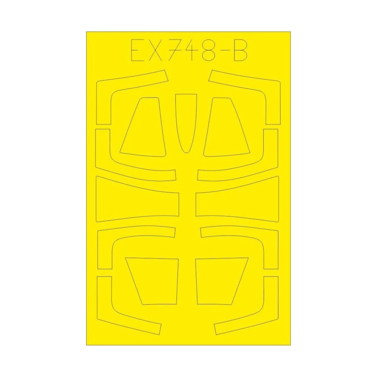 F-104DJ TFace 1/48 for KINETIC, 1/48 - Eduard Accessories EX748 F-104DJ TFace 1/48 for KINETIC, 1/48 - Eduard Accessories EX748