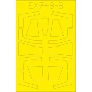 F-104DJ TFace 1/48 for KINETIC - Eduard Accessories EX748