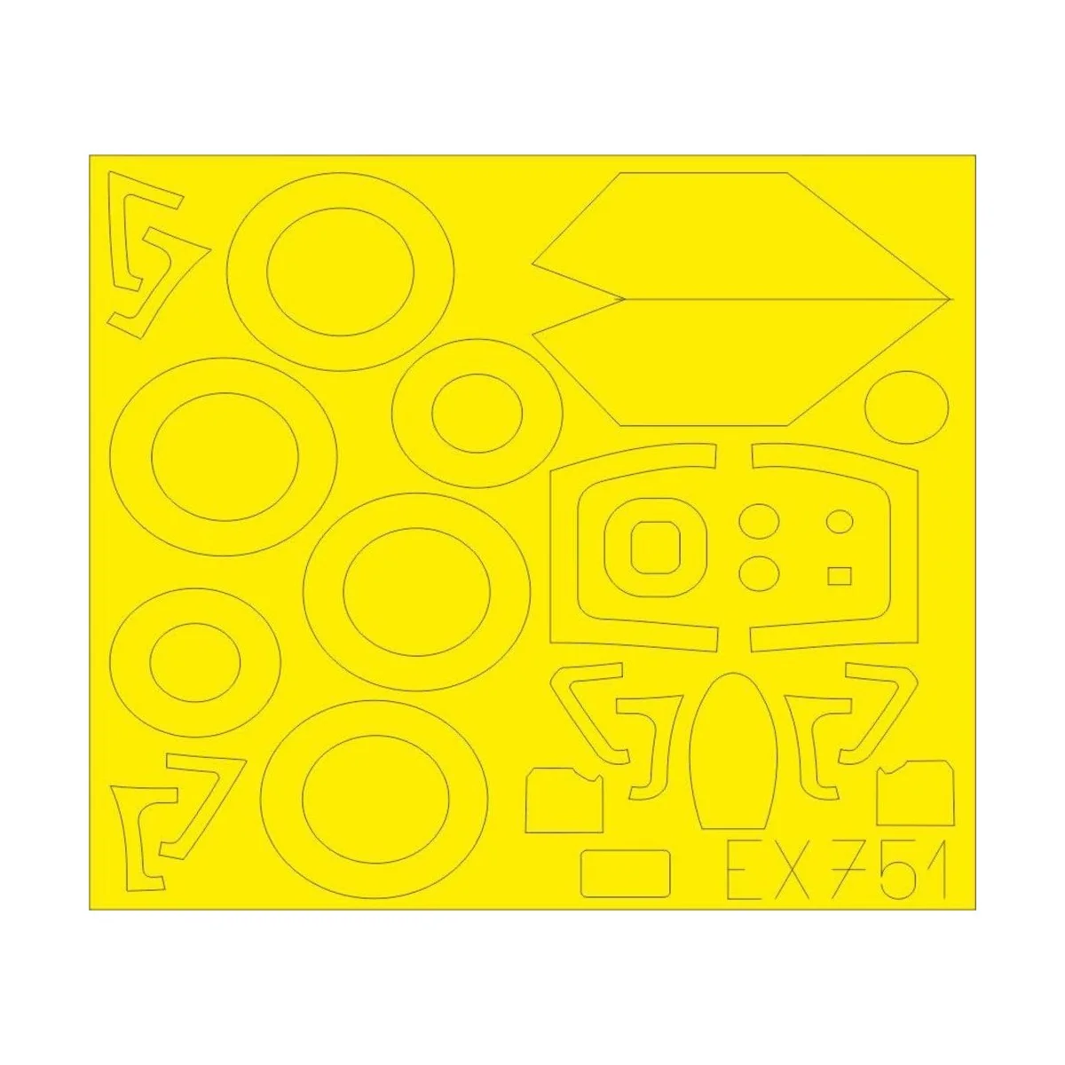 MiG-21bis Weekend 1/48 for EDUARD, 1/48 - Eduard Accessories EX751