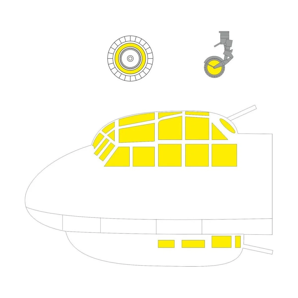 Ju 88C-6 1/48 for ICM, 1/48 - Eduard Accessories EX759