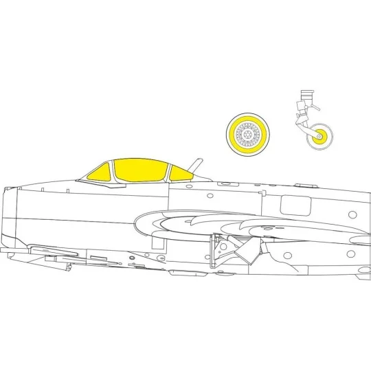 MiG-15 1/48 for BRONCO - Eduard Accessories EX762
