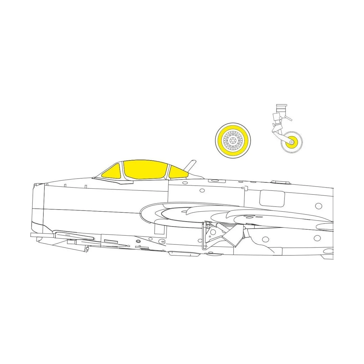 MiG-15bis TFace 1/48 for BRONCO - Eduard Accessories EX776