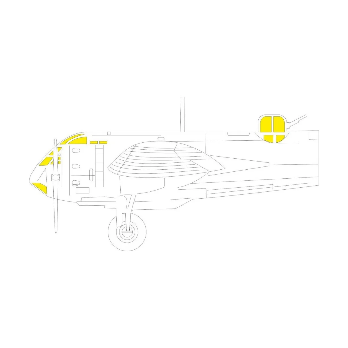 Blenheim Mk.I TFace1/48 for AIRFIX - Eduard Accessories EX780