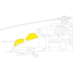 Mi-24P 1/48 for ZVEZDA - Eduard Accessories EX798