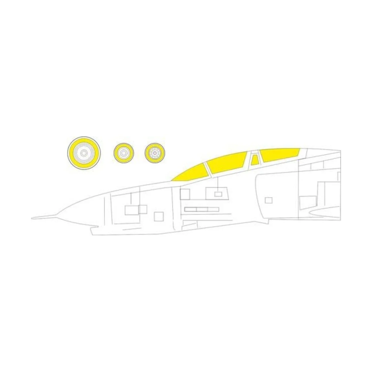 F-4B TFace 1/48 for TAMIYA, 1/48 - Eduard Accessories EX803