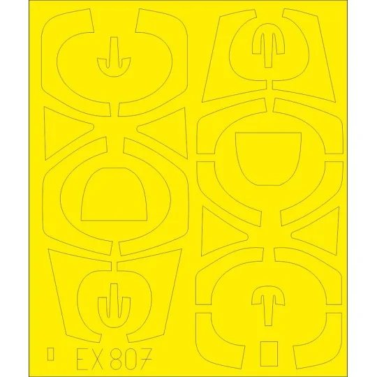 Mirage 2000D TFace for KINETIC - Eduard Accessories EX807