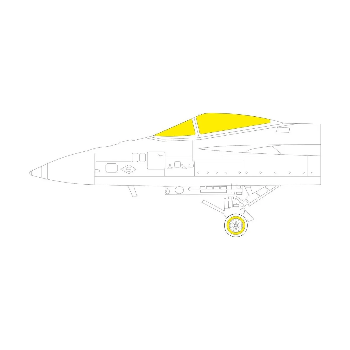 F/A-18E for HOBBY BOSS - Eduard Accessories EX811