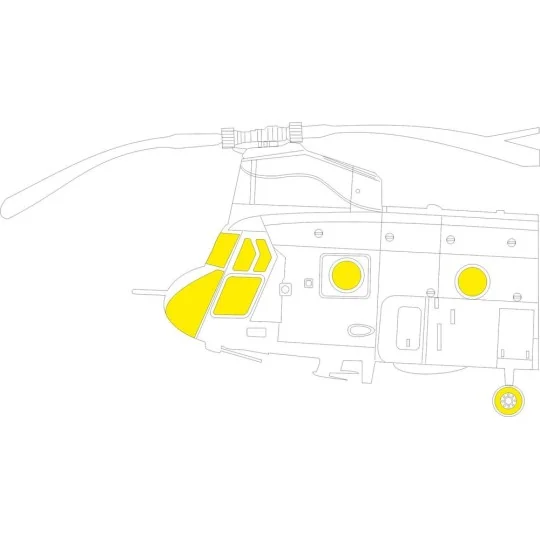 CH-47A for HOBBY BOSS, 1/48 - Eduard Accessories EX813