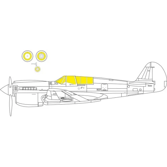 P-40N for ACADEMY - Eduard Accessories EX817