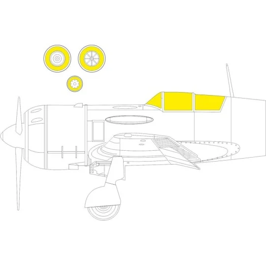 La-11 for HOBBY BOSS, 1/48 - Eduard Accessories EX823