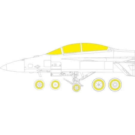 F/A-18F TFace for MENG, 1/48 - Eduard Accessories EX841