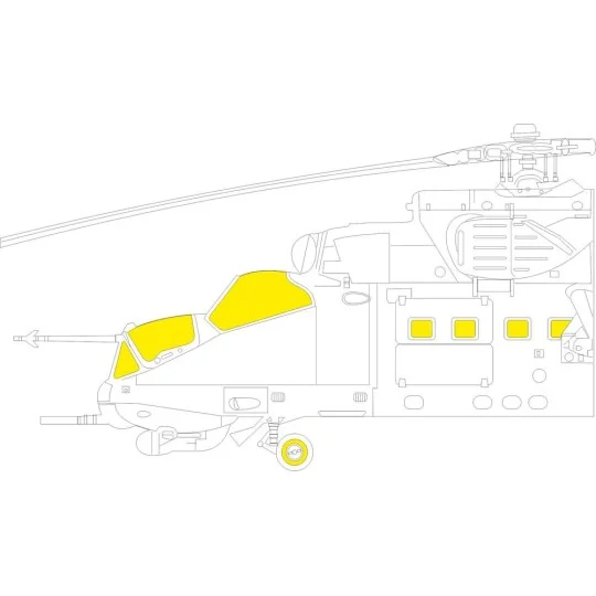 Mi-24D for TRUMPETER - Eduard Accessories EX842