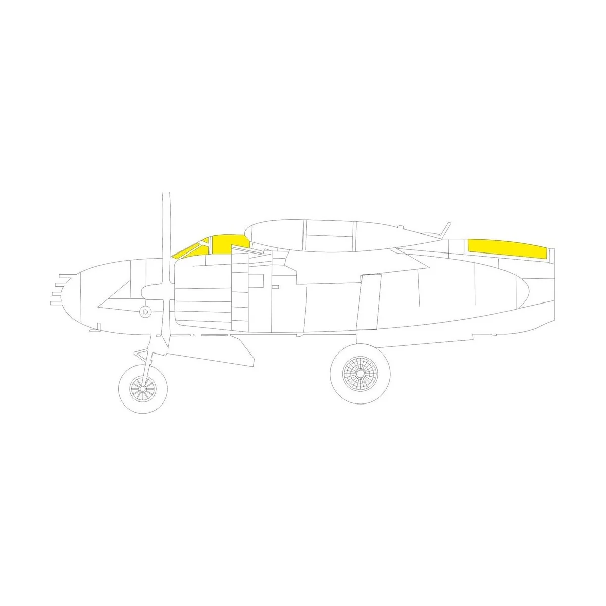 B-26K Invader for ICM - Eduard Accessories EX844