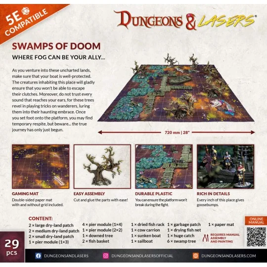 Dungeons & Lasers Starter Set: SWAMPS OF DOOM - Archon Studio DNL0064