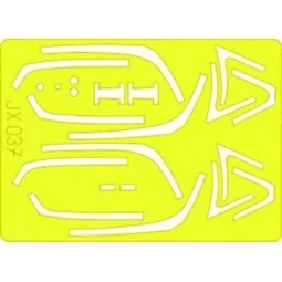 F-16CJ Express Mask Tamiya, 1/32 - Eduard Accessories JX037