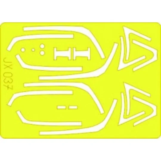 F-16CJ Express Mask Tamiya, 1/32 - Eduard Accessories JX037