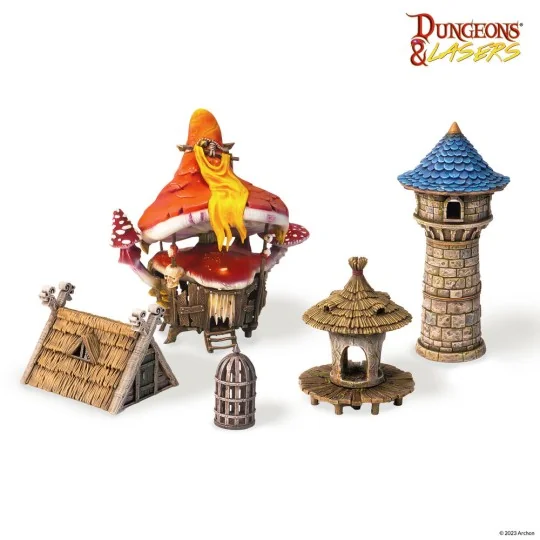 Dungeons & Lasers Expansion Set: VILLAGE PACK - Archon Studio DNL0066
