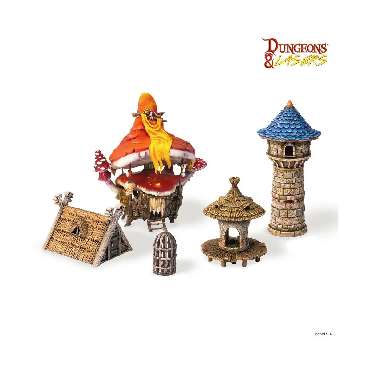 Dungeons & Lasers Expansion Set: VILLAGE PACK - Archon Studio DNL0066