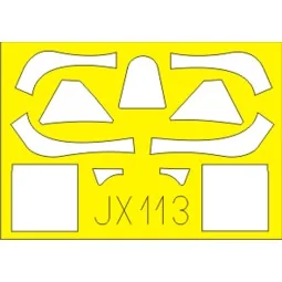 Spitfire Mk.VIII for Tamiya - Eduard Accessories JX113