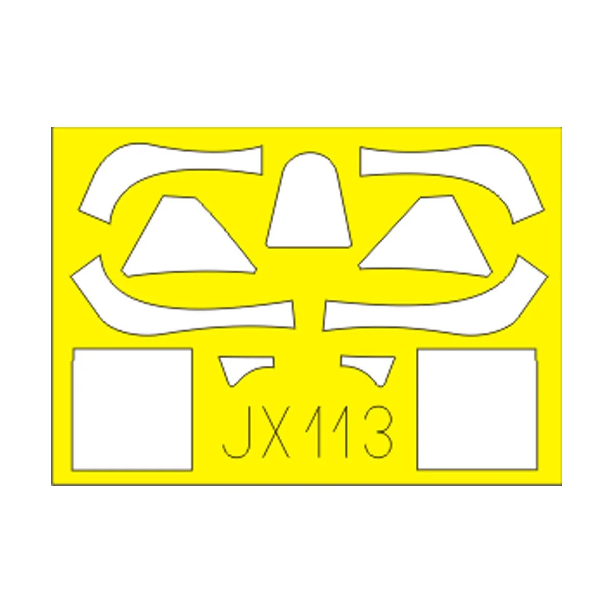 Spitfire Mk.VIII for Tamiya - Eduard Accessories JX113