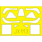 Spitfire Mk.VIII for Tamiya - Eduard Accessories JX113