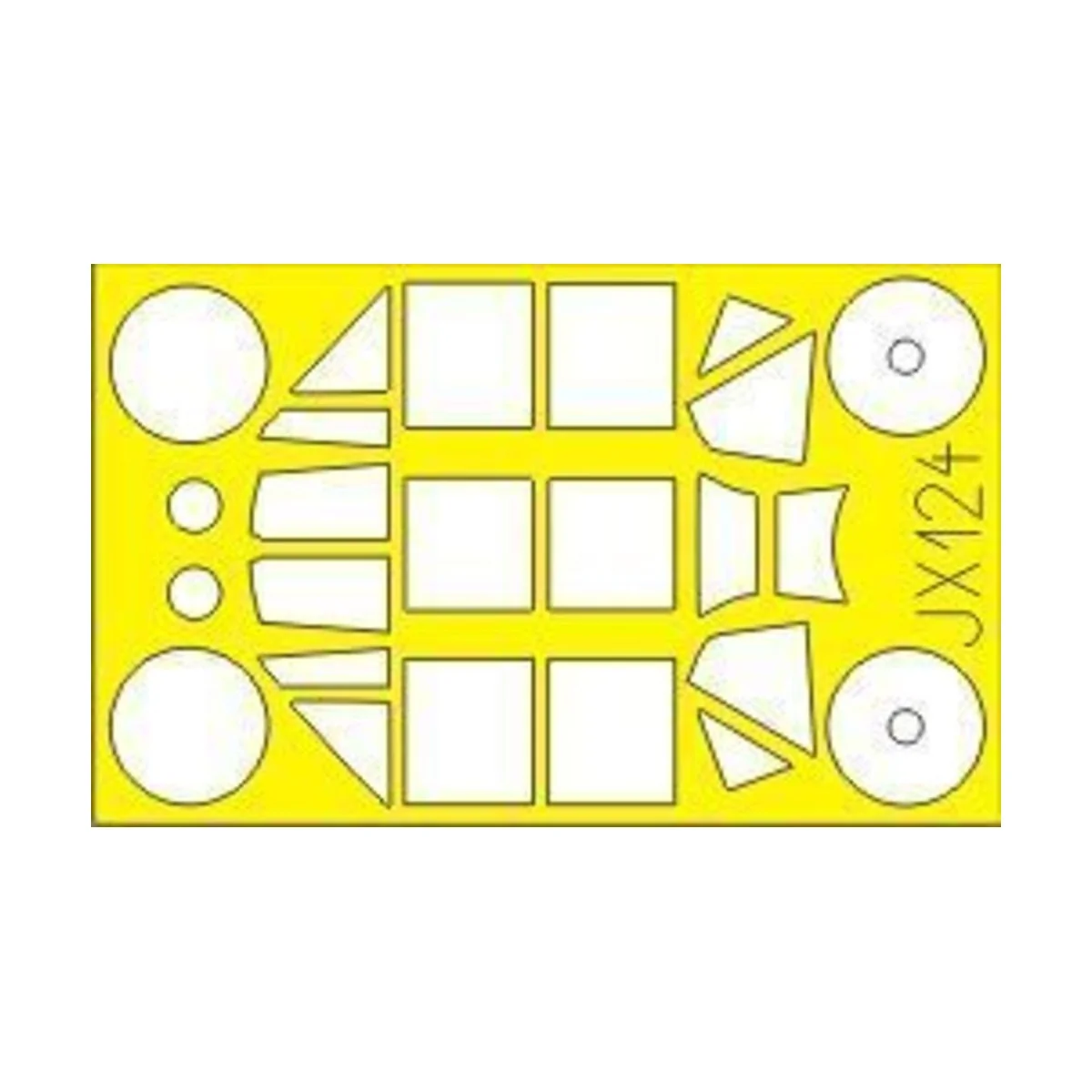 Bf 109E-4 for Dragon/Cyber Hobby - Eduard Accessories JX124