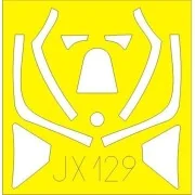 Spitfire Mk.XVIe for Tamiya - Eduard Accessories JX129