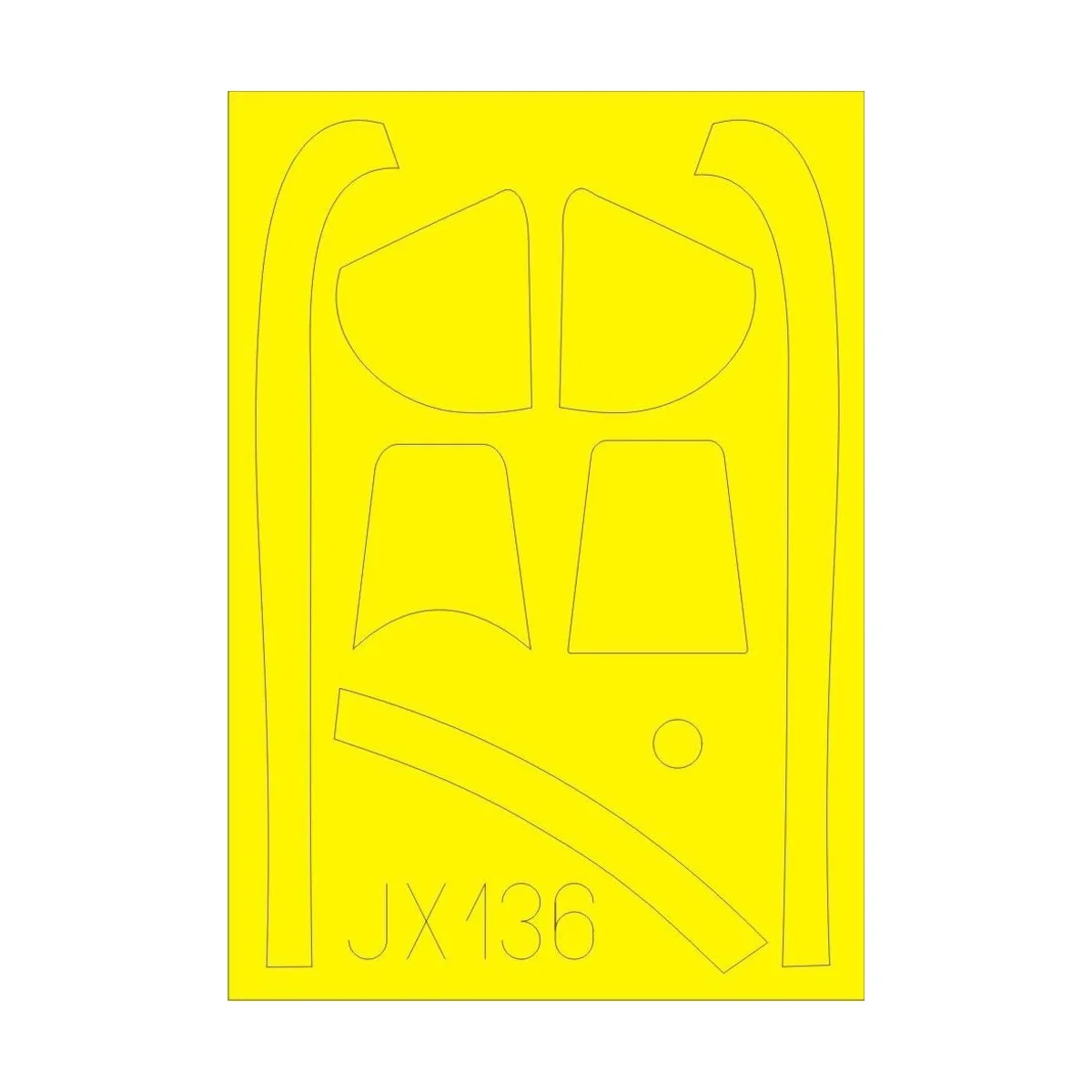 P-51D for Tamiya, 1/32 - Eduard Accessories JX136