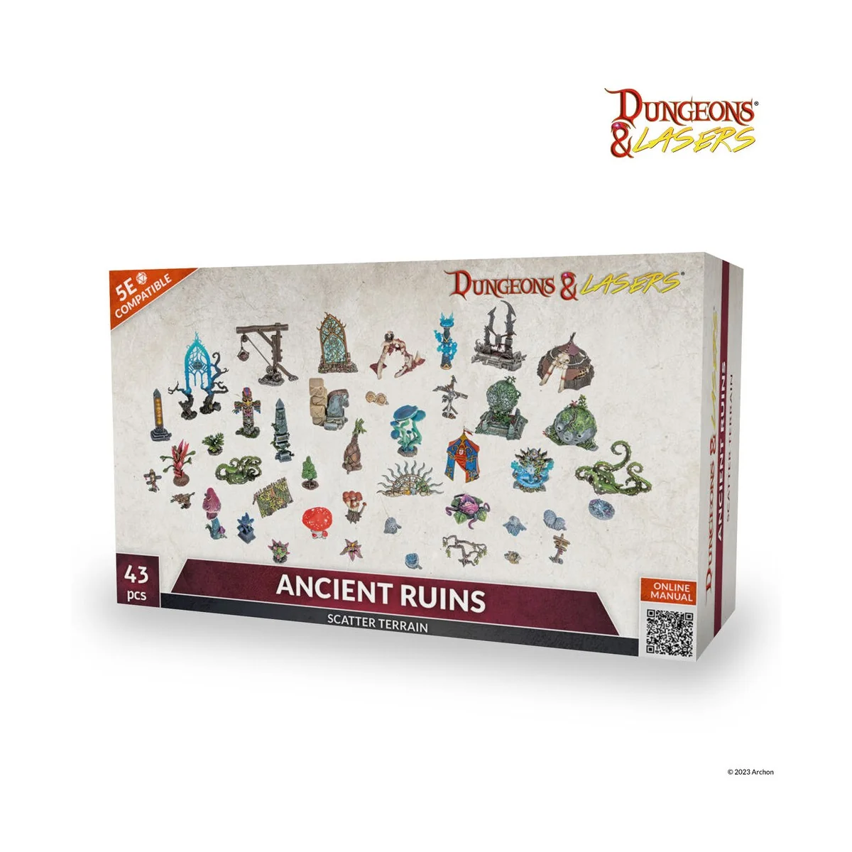 Dungeons & Lasers Expansion Set: ANCIENT RUINS SCATTER TERRAIN - Ar...