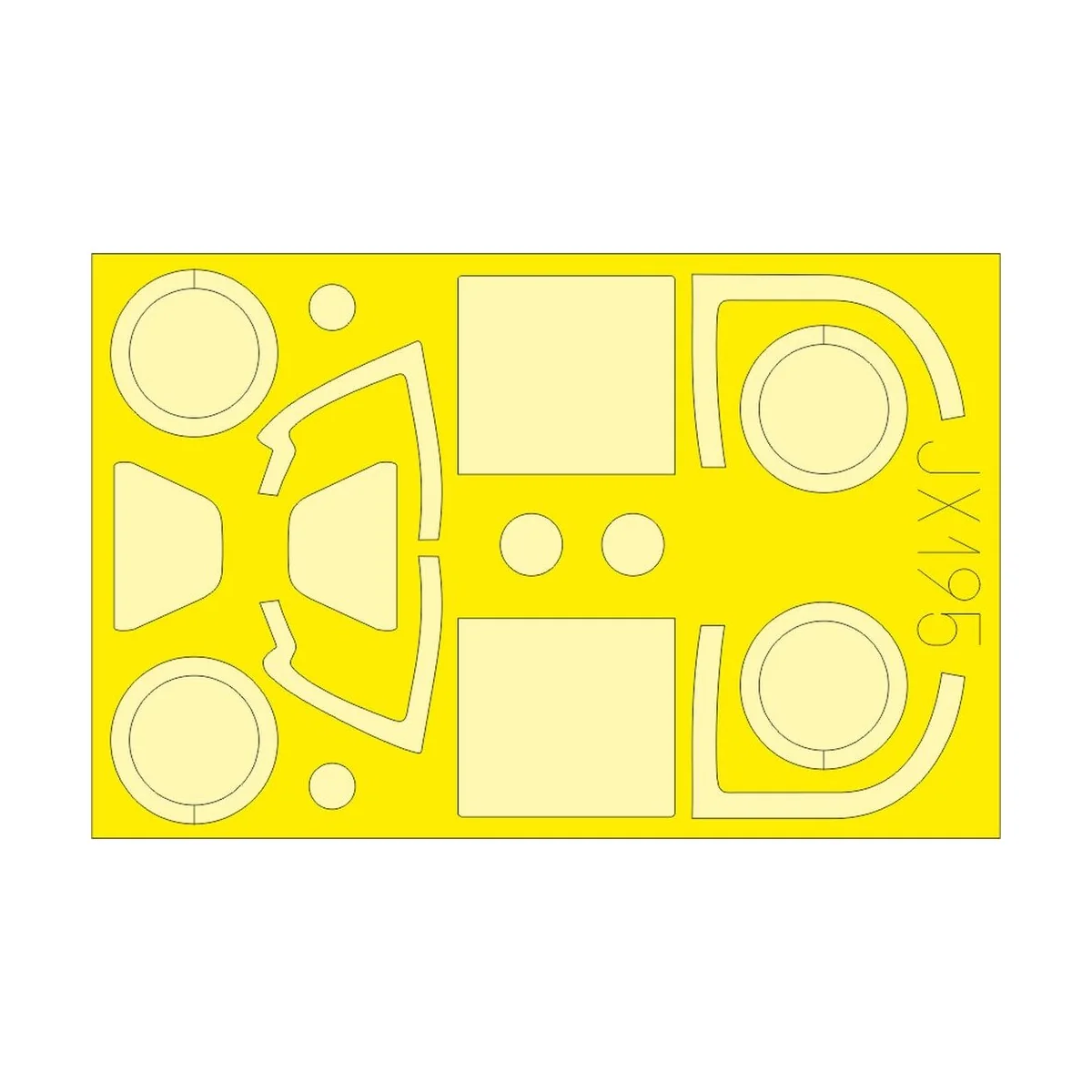 Yak-3 for Special Hobby, 1/32 - Eduard Accessories JX195