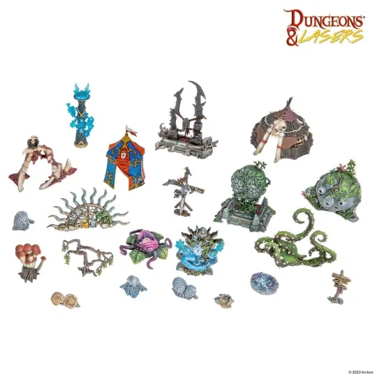 Dungeons & Lasers Expansion Set: ANCIENT RUINS SCATTER TERRAIN - Ar...
