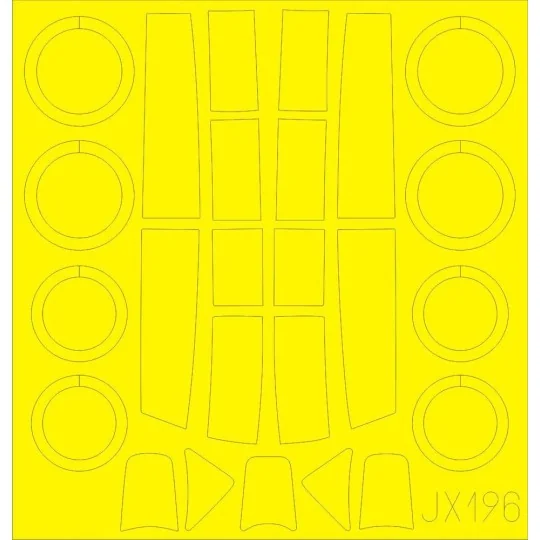 Me 262B-1 for Revell, 1/32 - Eduard Accessories JX196 Me 262B-1 for Revell, 1/32 - Eduard Accessories JX196