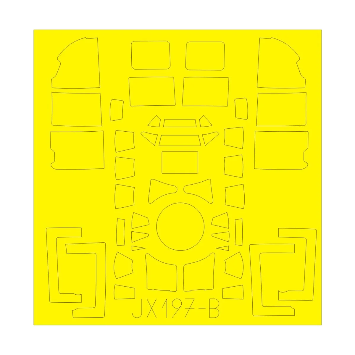 B-17E for HKM, 1/32 - Eduard Accessories JX197