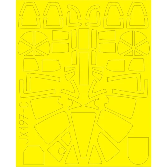 B-17E for HKM, 1/32 - Eduard Accessories JX197
