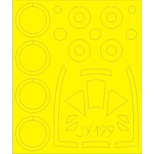 Tempest Mk.II for Special Hobby, 1/32 - Eduard Accessories JX199