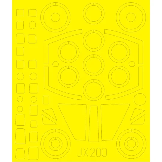 Mirage III E/R for Italeri, 1/32 - Eduard Accessories JX200 Mirage III E/R for Italeri, 1/32 - Eduard Accessories JX200