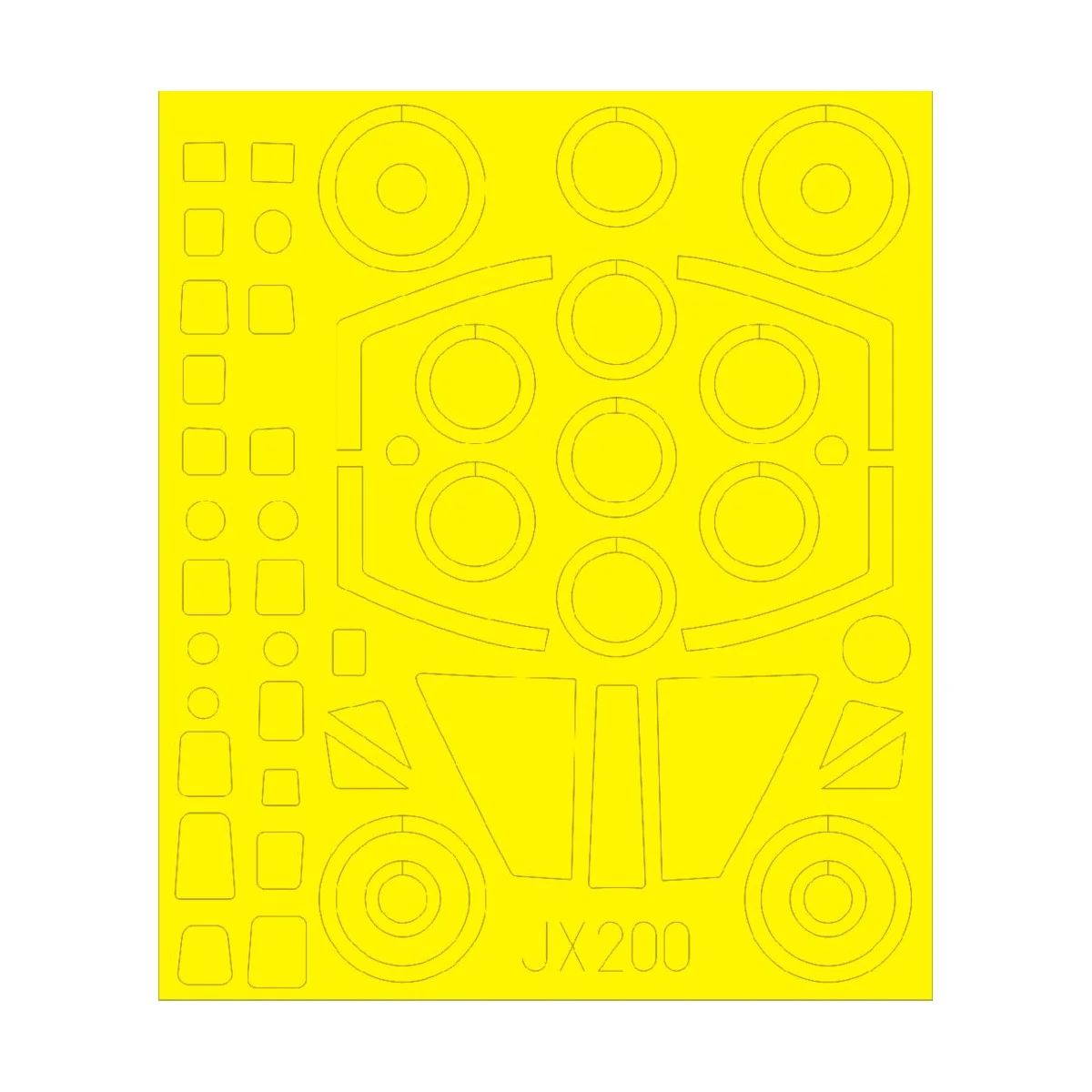 Mirage III E/R for Italeri, 1/32 - Eduard Accessories JX200 Mirage III E/R for Italeri, 1/32 - Eduard Accessories JX200