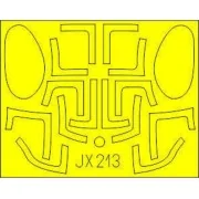 AH-6J for Kitty Hawk - Eduard Accessories JX213