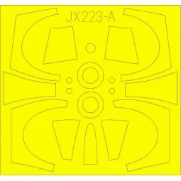 TF-104G TFace for Italeri, 1/32 - Eduard Accessories JX223