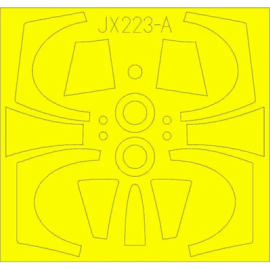 TF-104G TFace for Italeri - Eduard Accessories JX223