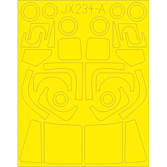 Lynx Mk.8 TFace for Revell, 1/32 - Eduard Accessories JX234