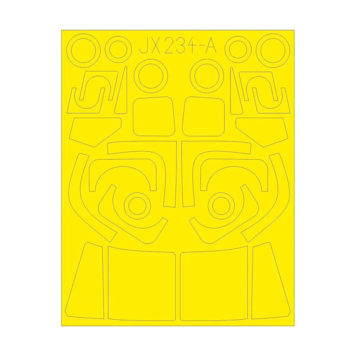 Lynx Mk.8 TFace for Revell, 1/32 - Eduard Accessories JX234