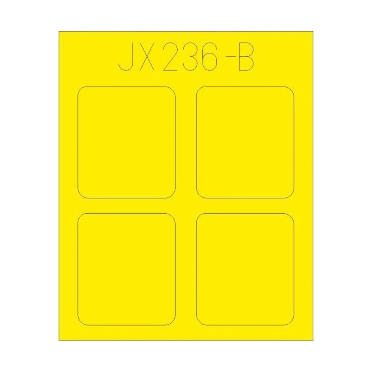 MH-60L TFace for Kitty Hawk, 1/35 - Eduard Accessories JX236