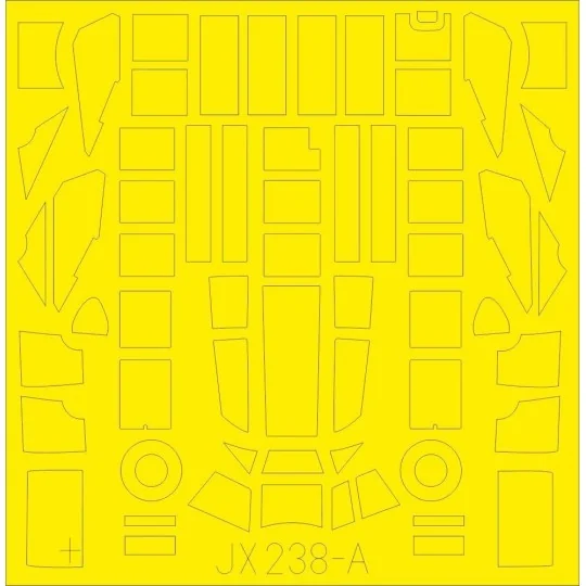 Bf 110C-2/C-7 TFace for Revell, 1/32 - Eduard Accessories JX238