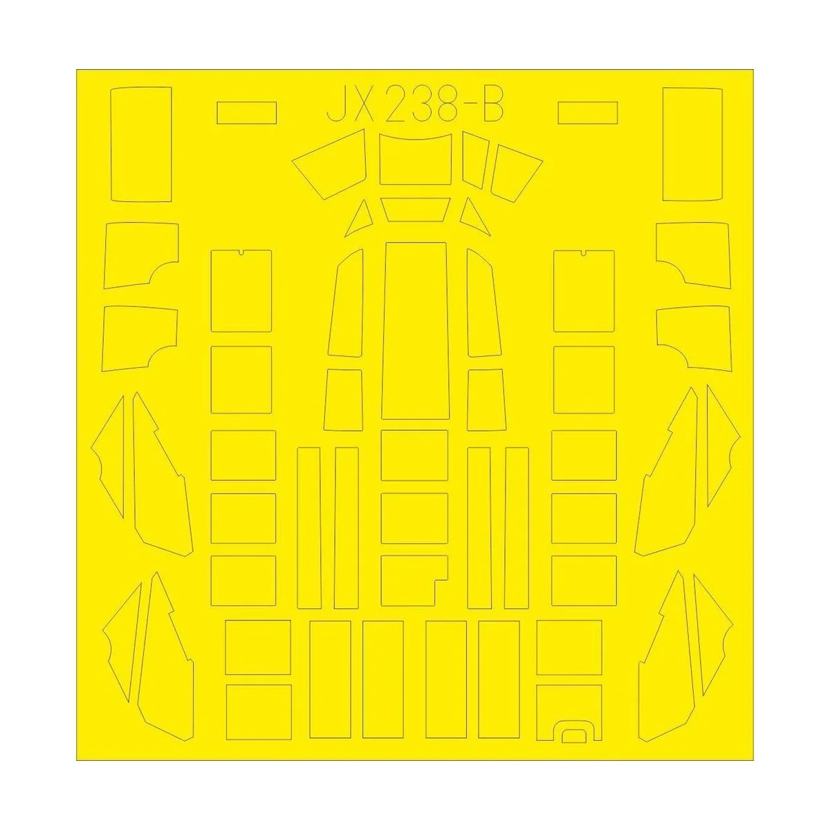 Bf 110C-2/C-7 TFace for Revell, 1/32 - Eduard Accessories JX238