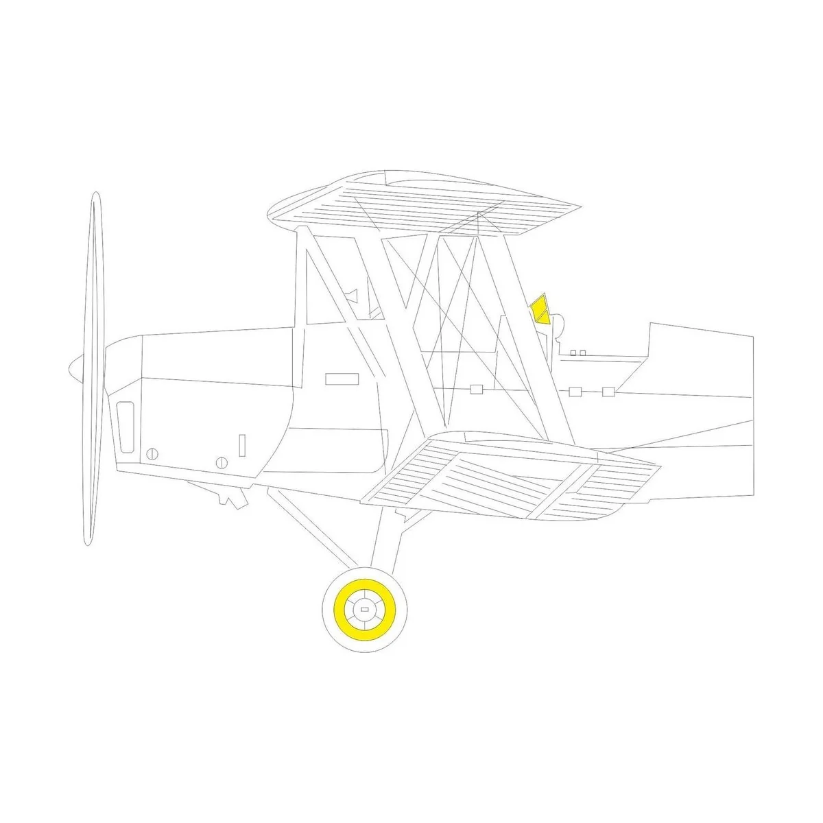 DH. 82A Tiger Moth 1/32 for ICM - Eduard Accessories JX273